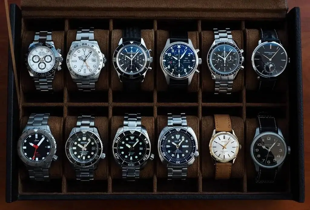 A collection of watches.